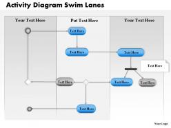 73260344 style essentials 2 swimlanes 1 piece powerpoint presentation diagram infographic slide