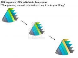 10630401 style layered pyramid 5 piece powerpoint presentation diagram infographic slide