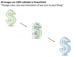 0314 business ppt diagram 3d dollar symbol for finance powerpoint templates