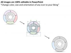 0314 business ppt diagram 5 staged circular gears powerpoint template