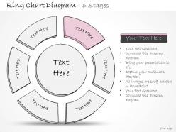 0314 business ppt diagram 6 staged ring chart diagram powerpoint template