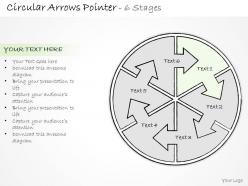0314 business ppt diagram 6 stages circular arrows chart powerpoint template