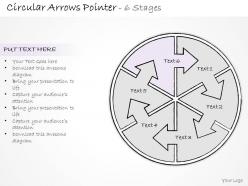 0314 business ppt diagram 6 stages circular arrows chart powerpoint template