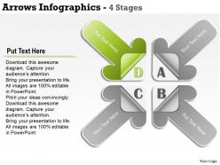 0314 business ppt diagram arrow infographics with 4 stages powerpoint template