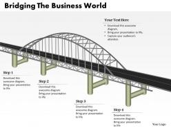 0314 business ppt diagram bridging the business world powerpoint template