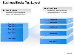 0314 business ppt diagram business blocks text layout powerpoint template