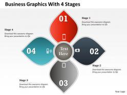 0314 business ppt diagram business graphics with 4 stages powerpoint template