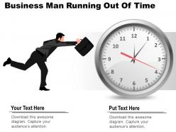 0314 business ppt diagram business man running out of time powerpoint template