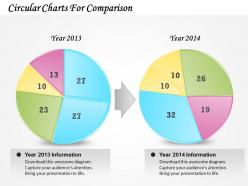 0314 business ppt diagram circular charts for comparison powerpoint template