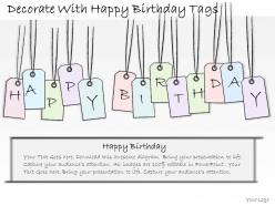 0314 business ppt diagram decorate with happy birthday tags powerpoint templates