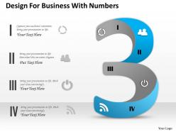 0314 business ppt diagram design for business with numbers powerpoint template