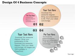 0314 business ppt diagram design of 4 business concepts powerpoint template