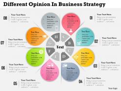 0314 business ppt diagram different opinion in business strategy powerpoint template