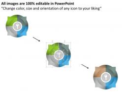 39566518 style circular loop 4 piece powerpoint presentation diagram infographic slide
