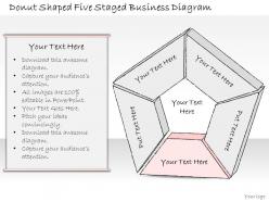 0314 business ppt diagram donut shaped five staged business diagram powerpoint templates