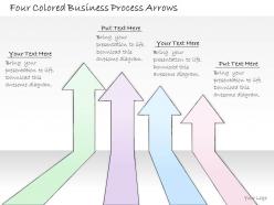 0314 business ppt diagram four colored business process arrows powerpoint templates