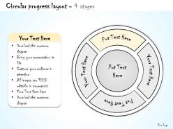 0314 business ppt diagram four steps progression circular powerpoint template