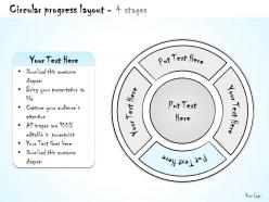 0314 business ppt diagram four steps progression circular powerpoint template