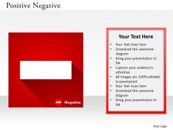 0314 business ppt diagram green positive red negative signs powerpoint template