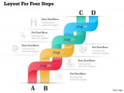 0314 business ppt diagram layout for four steps powerpoint template