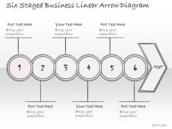 0314 business ppt diagram six staged business linear arrow diagram powerpoint templates