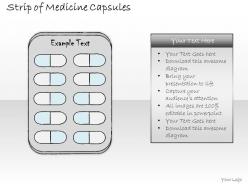 0314 business ppt diagram strip of medicine capsules powerpoint template