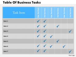 0314 business ppt diagram table of business tasks powerpoint template