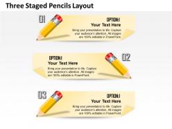 0314 business ppt diagram three staged pencils layout powerpoint template