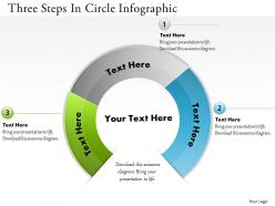 0314 business ppt diagram three steps in circle infographic powerpoint template