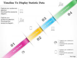 0314 business ppt diagram timeline to display statistic data powerpoint template