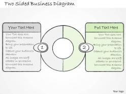 0314 business ppt diagram two sided business diagram powerpoint template