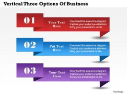 0314 business ppt diagram vertical three options of business powerpoint template