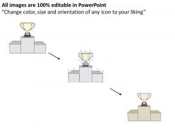 0314 business ppt diagram winners podium with trophy powerpoint template