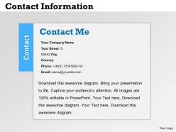 0314 contact information slide design