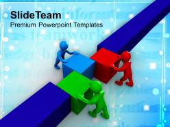 0413 3d man teamwork business strategy powerpoint templates ppt themes and graphics