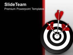 0413 3d of three arrows in target powerpoint templates ppt themes and graphics