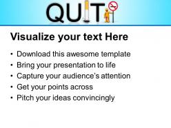 0413 quit smoking and bad habbits powerpoint templates ppt themes and graphics