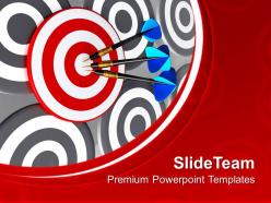 0413 target with three arrows success theme powerpoint templates ppt backgrounds for slides