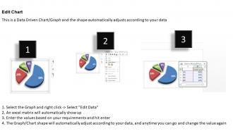 0414 business comparison pie chart powerpoint graph