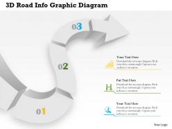0414 business consulting diagram 3d road info graphic diagram powerpoint slide template