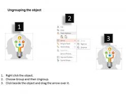 34470092 style variety 3 idea-bulb 1 piece powerpoint presentation diagram infographic slide