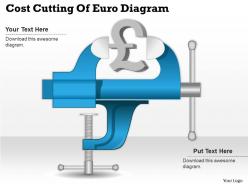 0414 business consulting diagram cost cutting of euro diagram powerpoint slide template