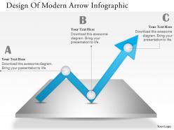 0414 business consulting diagram design of modern arrow infographic powerpoint slide template