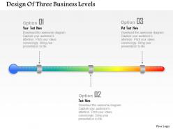 0414 business consulting diagram design of three business levels powerpoint slide template