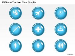 0414 business consulting diagram different tourism icons graphic powerpoint slide template