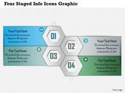 0414 business consulting diagram four staged info icons graphic powerpoint slide template