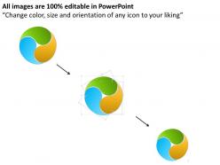 94479583 style circular loop 3 piece powerpoint presentation diagram infographic slide