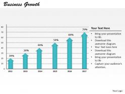 0414 business growth powerpoint template slide