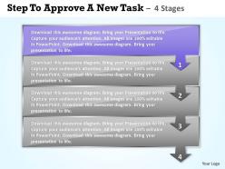 0414 business powerpoint templates steps to approve new task sales ppt slides