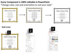 0414 certificate template powerpoint presentation